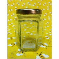 5.5oz Hexagon Jar w/lids